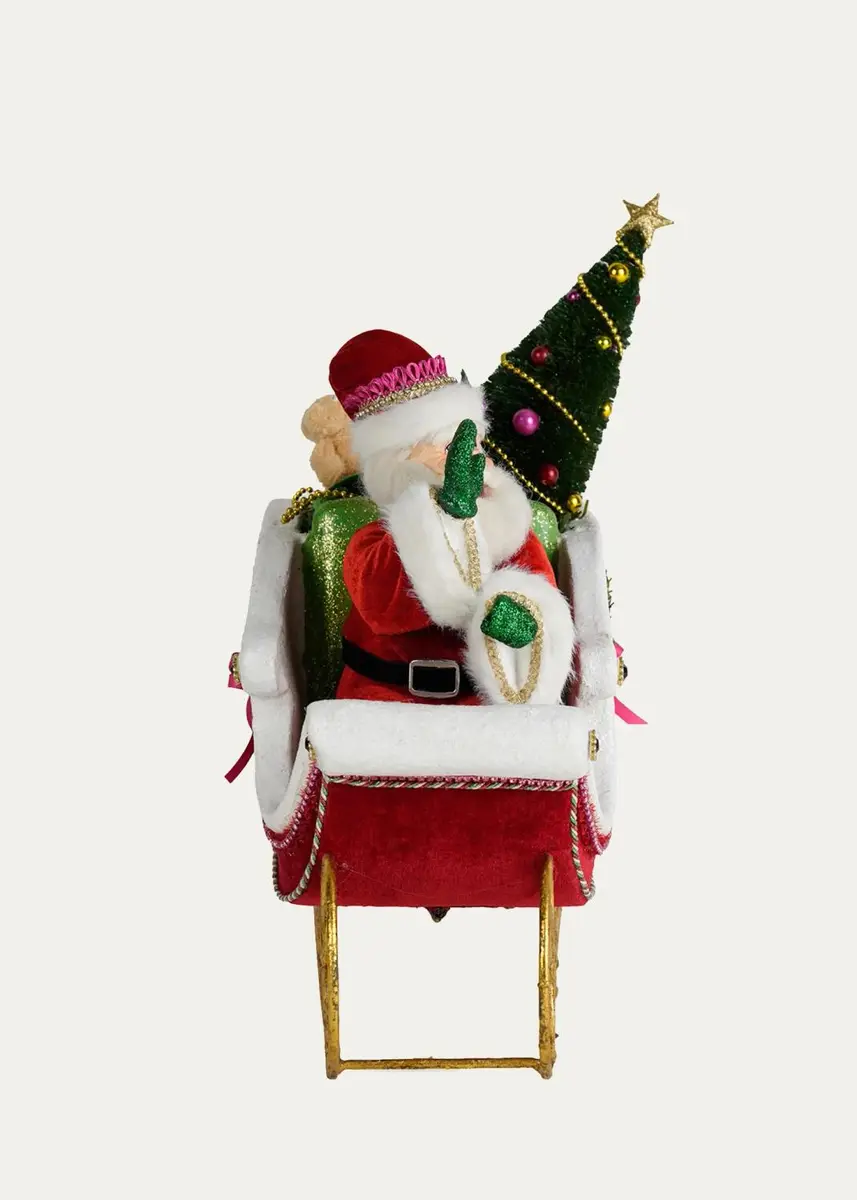 Katherine 's Collection Merry & Magnificent Christmas Papa Noel With Sleigh Tabletop Doll | Thumbnail 3 Katherine 's Collection Merry & Magnificent Christmas Papa Noel With Sleigh Tabletop Doll | Thumbnail 3