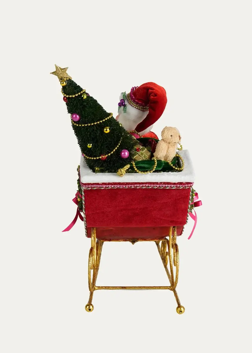 Katherine 's Collection Merry & Magnificent Christmas Papa Noel With Sleigh Tabletop Doll | Thumbnail 4 Katherine 's Collection Merry & Magnificent Christmas Papa Noel With Sleigh Tabletop Doll | Thumbnail 4