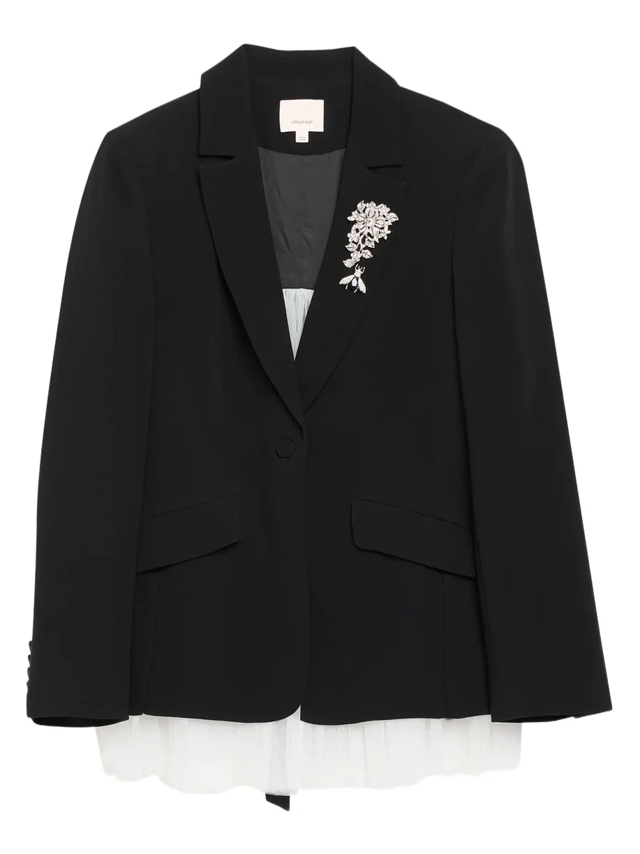 Rosabelle Tulle-Hem Blazer