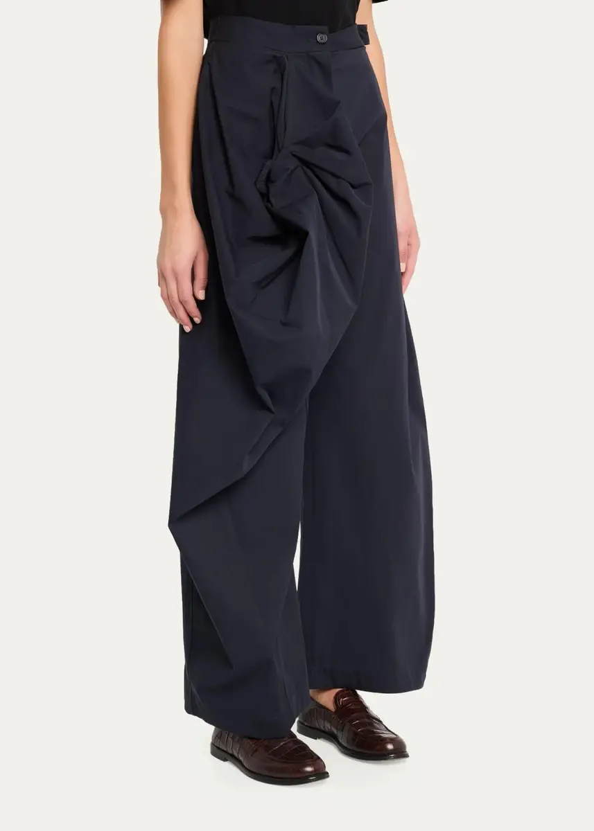 JW Anderson Foldover Twist Barrel-Leg Jeans | Thumbnail 4 JW Anderson Foldover Twist Barrel-Leg Jeans | Thumbnail 4