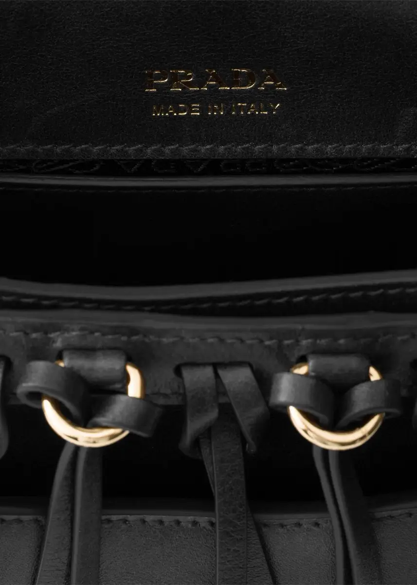 Prada Corsaire Aged Leather Shoulder Bag | Thumbnail 7