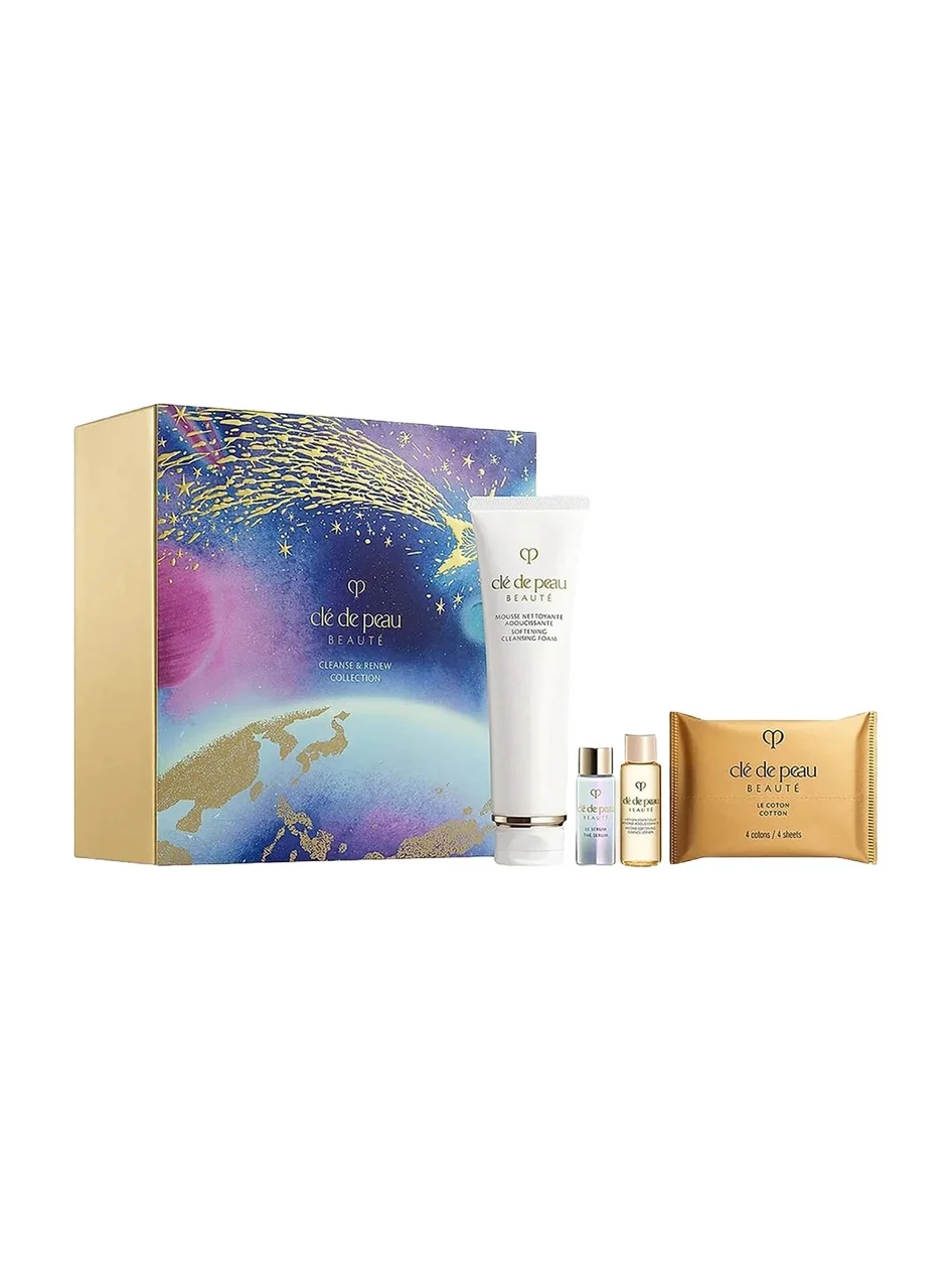 CLÉ DE PEAU BEAUTÉ Cleanse & Renew 4-Piece Collection