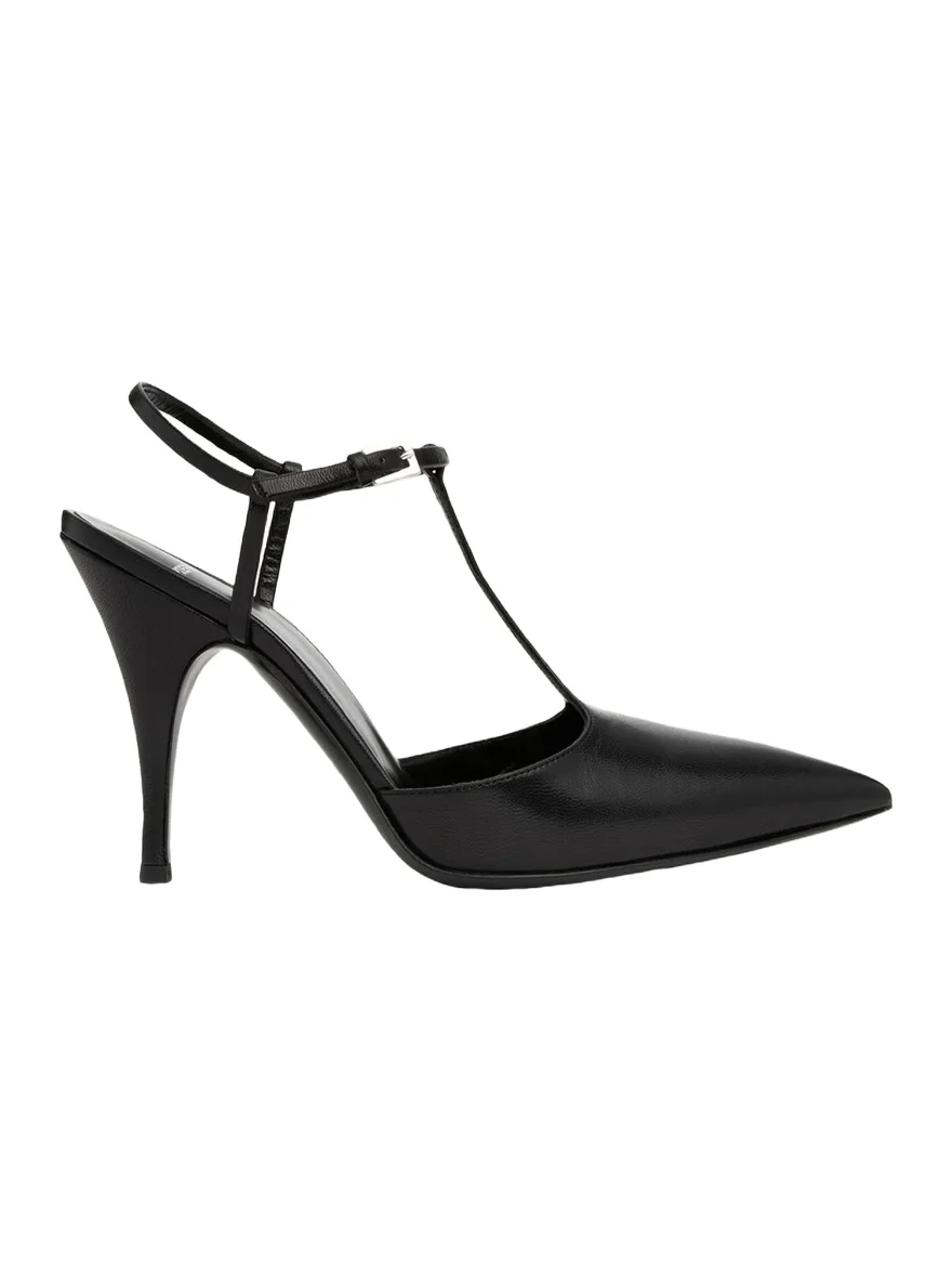 PIERRE HARDY 95mm Joy Leather T-Strap Pumps