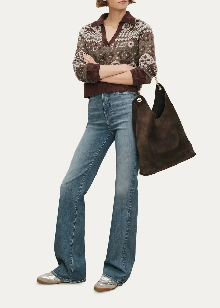 Veronica Beard Catania Fair-Isle-Style Wool-Blend Pullover Sweater | Thumbnail 2 Veronica Beard Catania Fair-Isle-Style Wool-Blend Pullover Sweater | Thumbnail 2