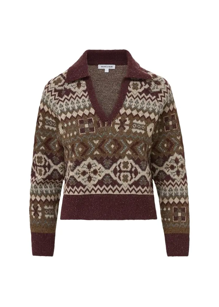 Catania Fair-Isle-Style Wool-Blend Pullover Sweater