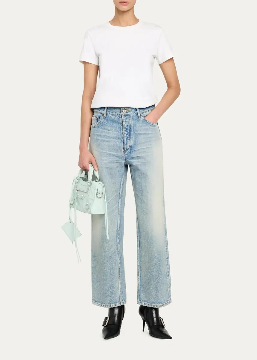 Balenciaga Le City Mini Arena Leather Top-Handle Bag | Thumbnail 5 Balenciaga Le City Mini Arena Leather Top-Handle Bag | Thumbnail 5