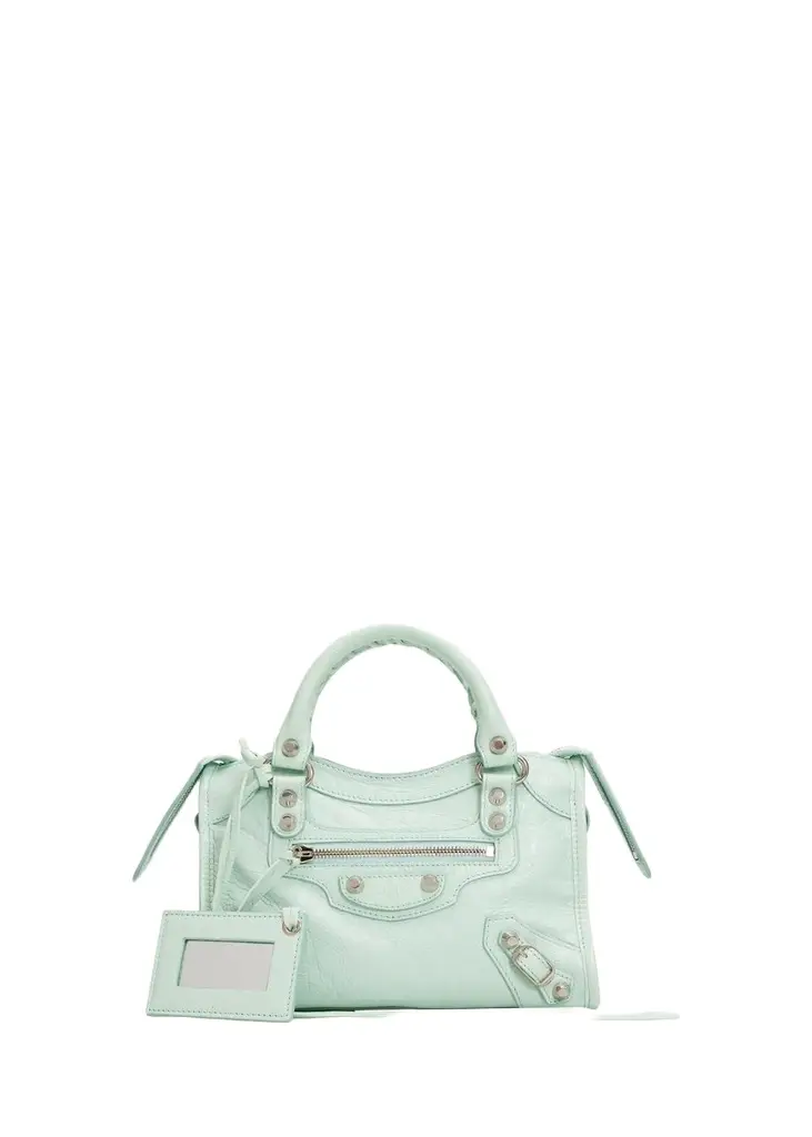 Le City Mini Arena Leather Top-Handle Bag Le City Mini Arena Leather Top-Handle Bag
