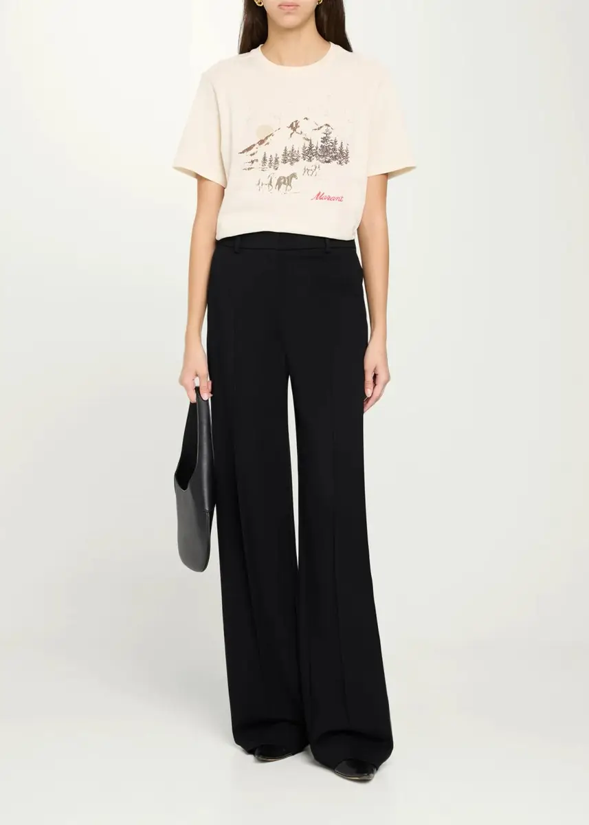 Etoile Isabel Marant Zewel Graphic Crewneck T-Shirt | Thumbnail 2