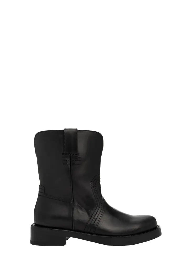 PIERRE HARDY Uma Leather Mid-Calf Boots