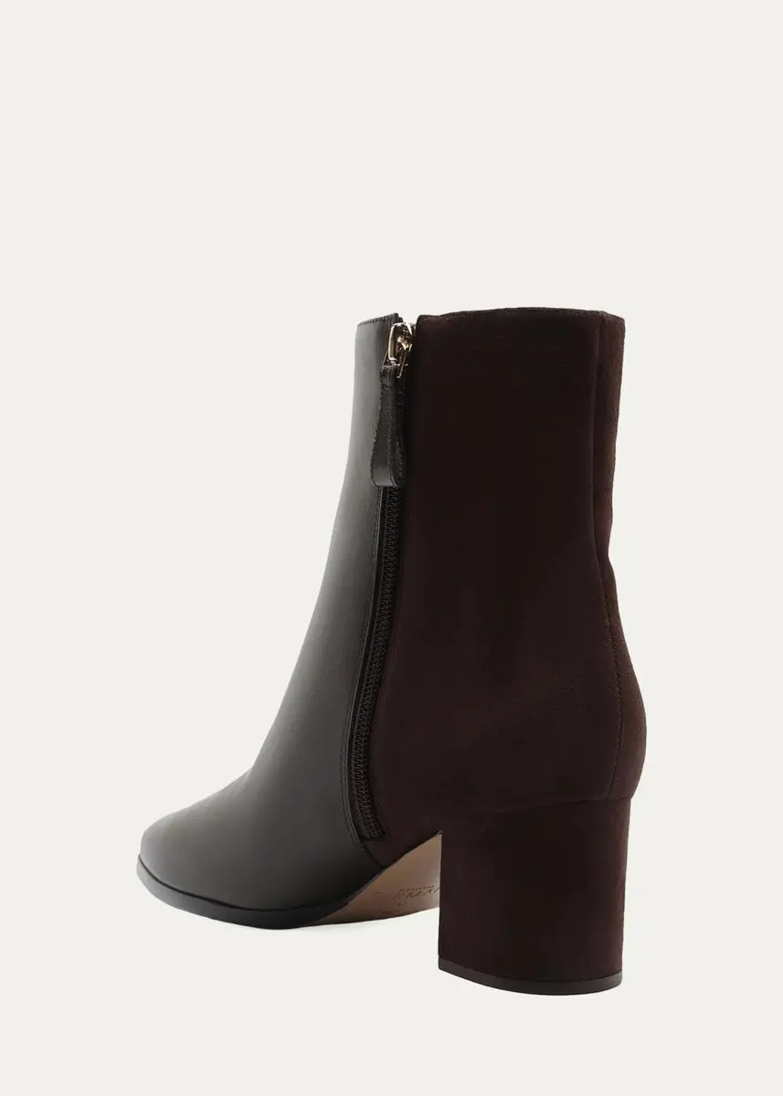 Alexandre Birman 60mm Jesse Mixed Leather Booties | Thumbnail 3