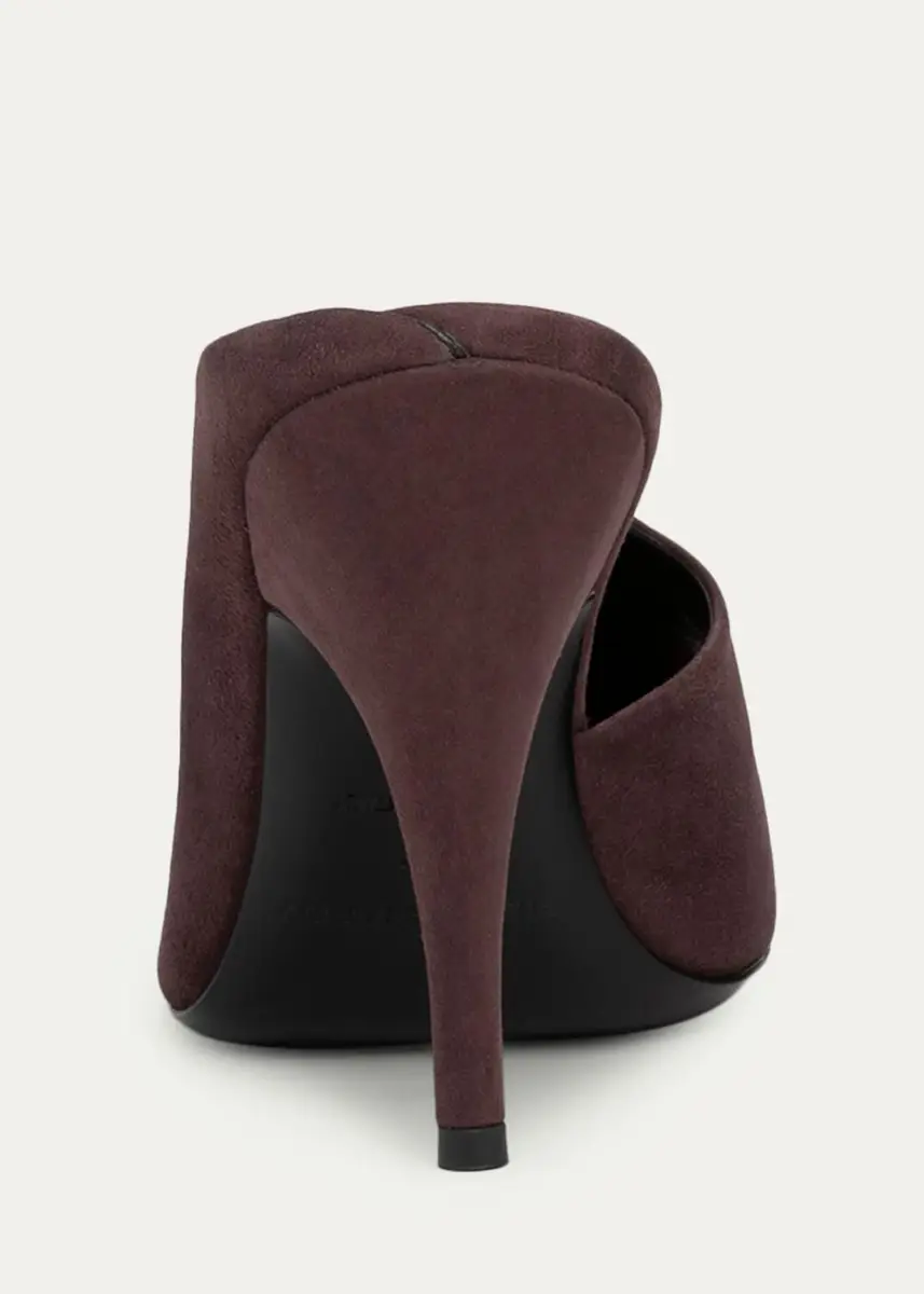 PIERRE HARDY 95mm Diana Leather Asymmetric Mules | Thumbnail 2 PIERRE HARDY 95mm Diana Leather Asymmetric Mules | Thumbnail 2