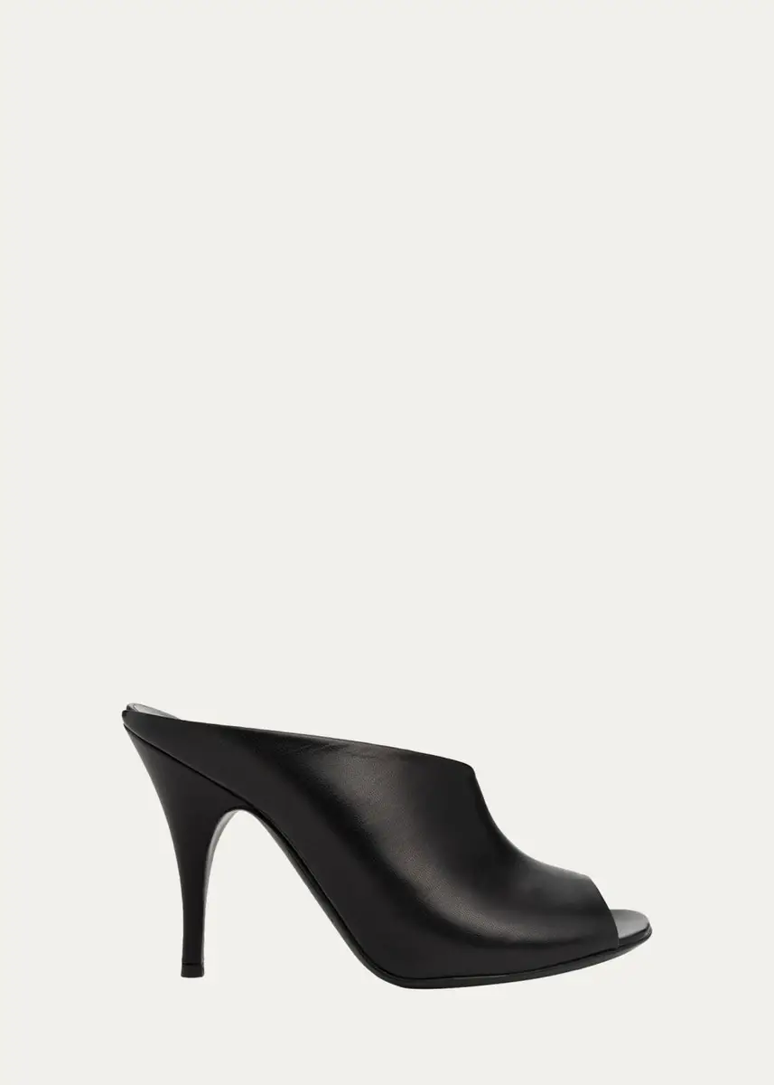 PIERRE HARDY 95mm Diana Leather Asymmetric Mules | Thumbnail 3 PIERRE HARDY 95mm Diana Leather Asymmetric Mules | Thumbnail 3