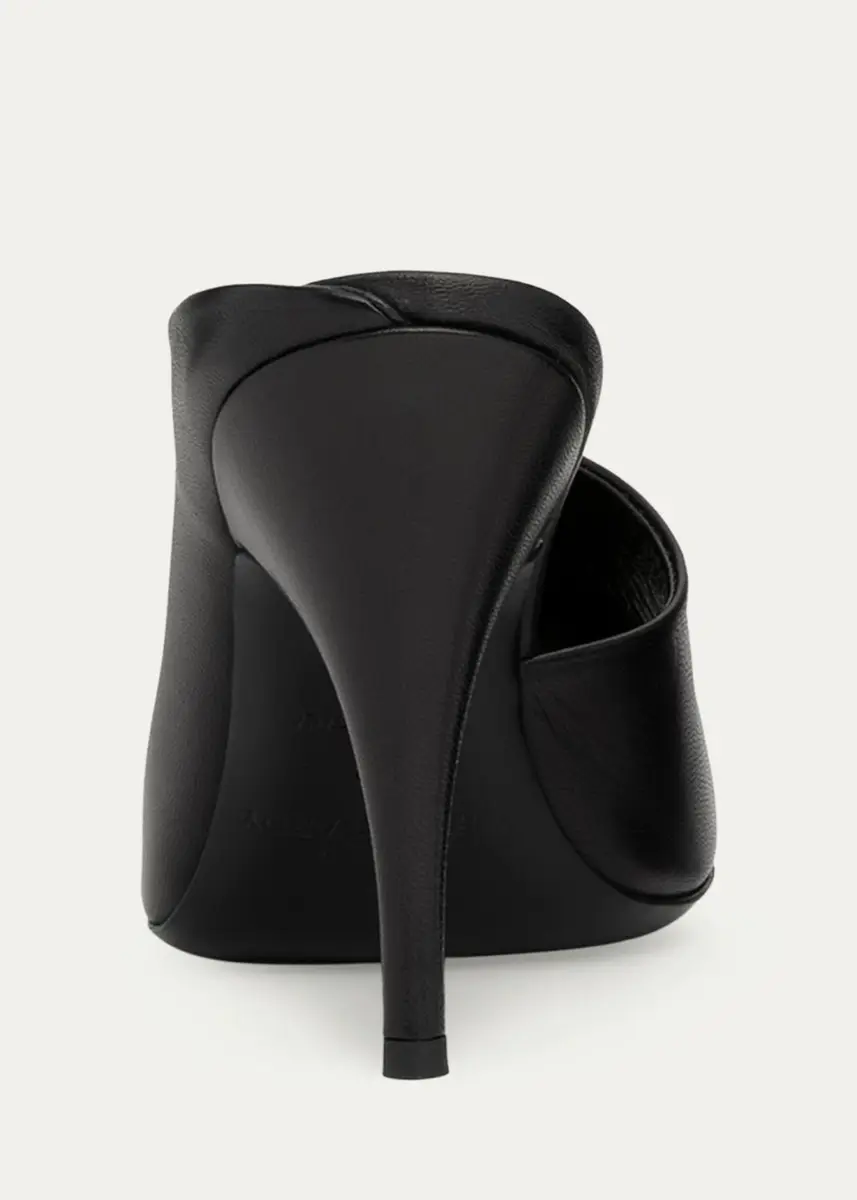 PIERRE HARDY 95mm Diana Leather Asymmetric Mules | Thumbnail 4 PIERRE HARDY 95mm Diana Leather Asymmetric Mules | Thumbnail 4