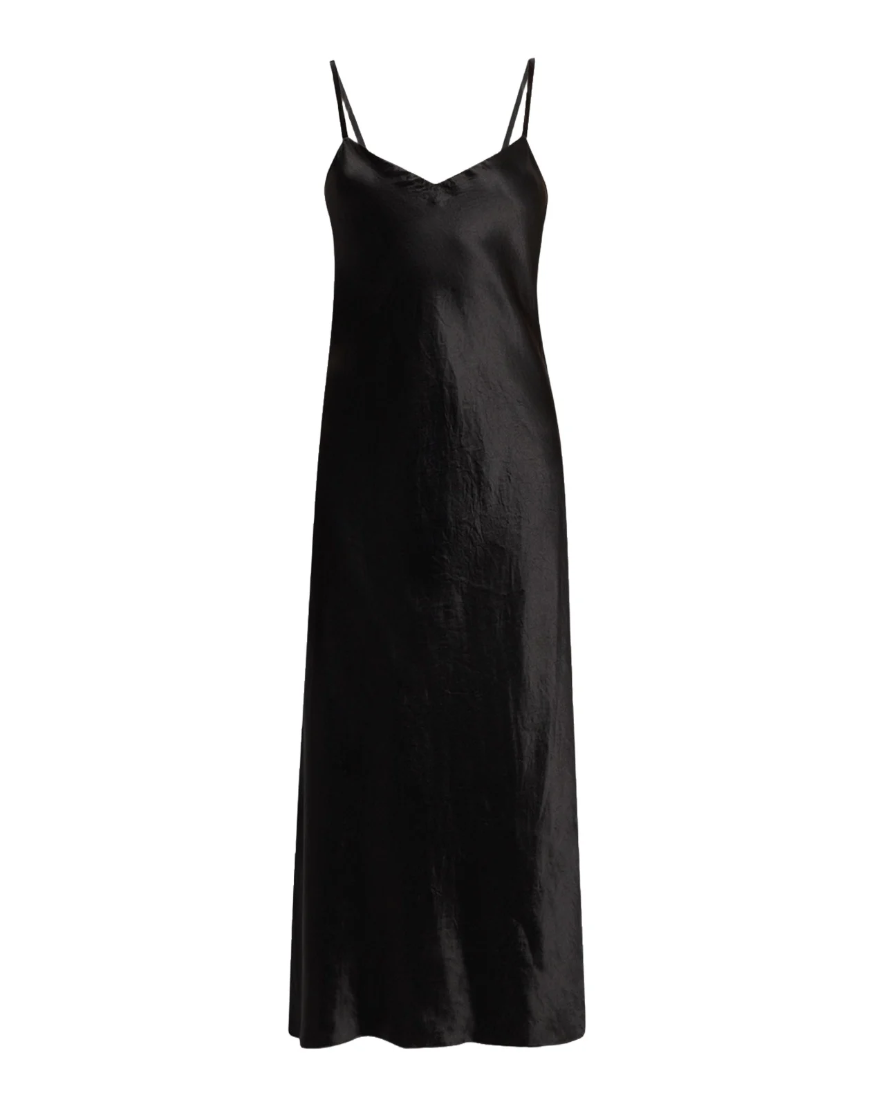 Vince Satin V-Neck Slip Dress