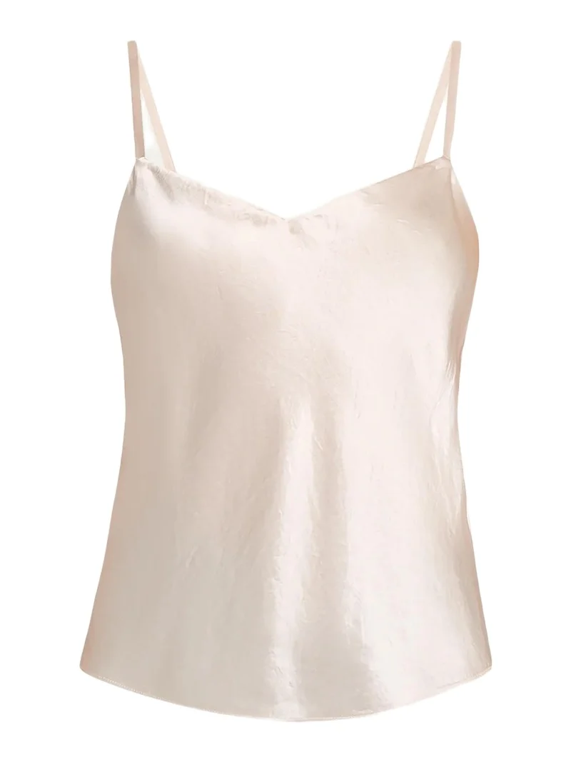 Vince Satin V-Neck Cami