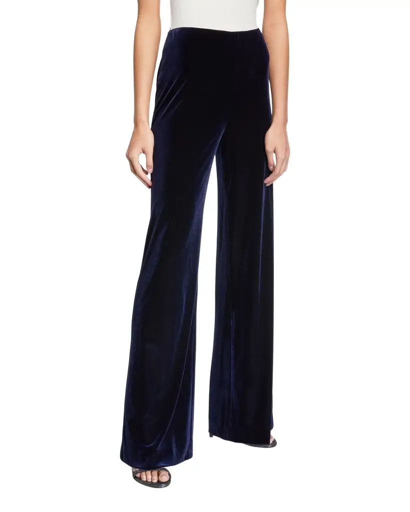 Mid-Rise Velvet Pants Mid-Rise Velvet Pants