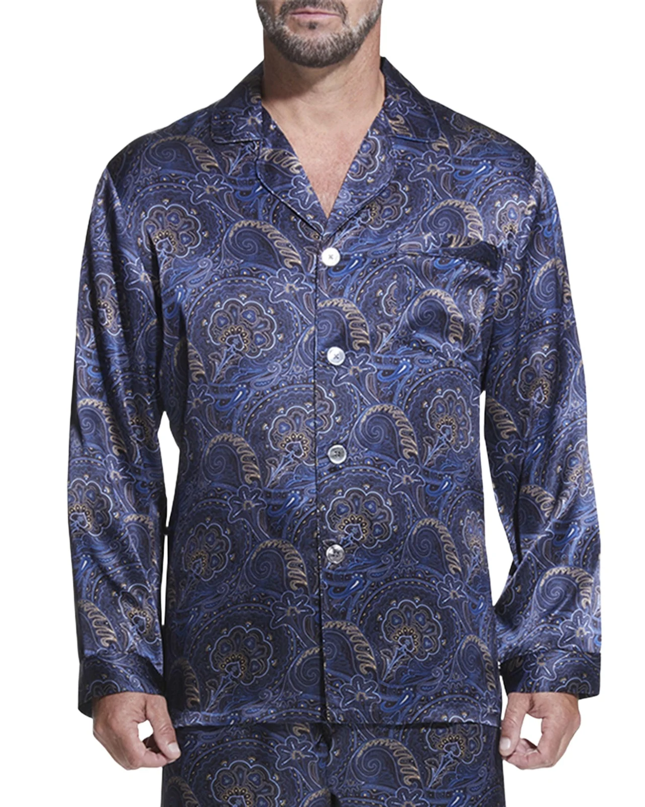Men's Silk Paisley Pajama Set Men's Silk Paisley Pajama Set