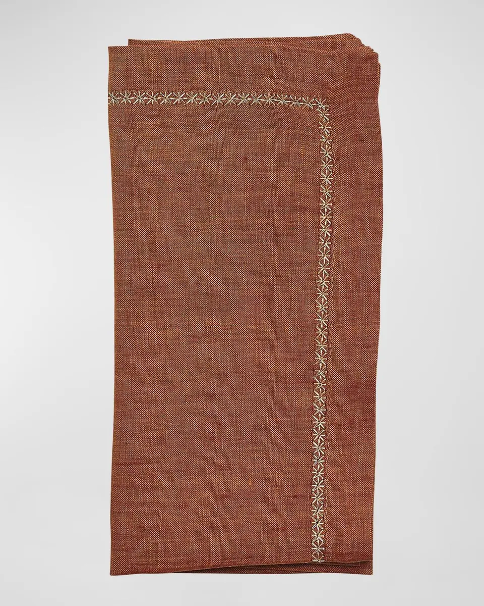 Kim Seybert Napkin Classic, Rust | Thumbnail 2 Kim Seybert Napkin Classic, Rust | Thumbnail 2