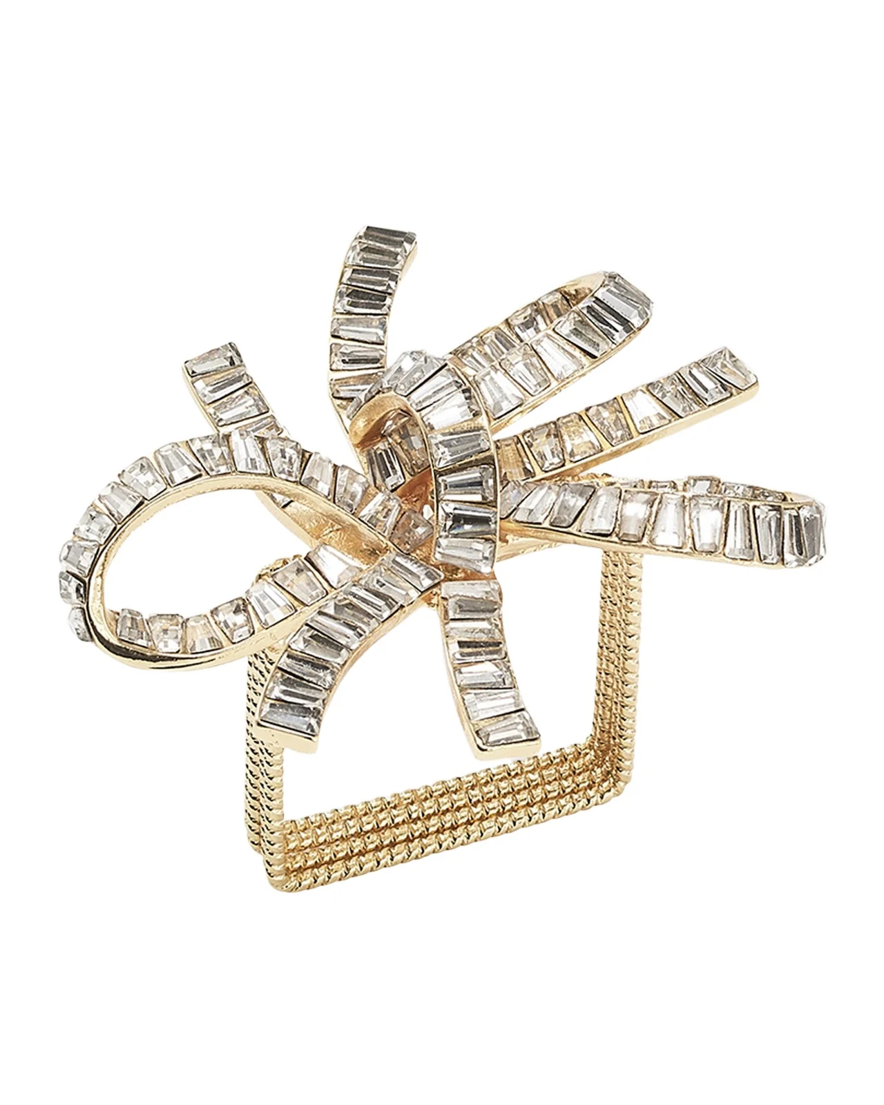 Kim Seybert Jeweled Bow Napkin Rings