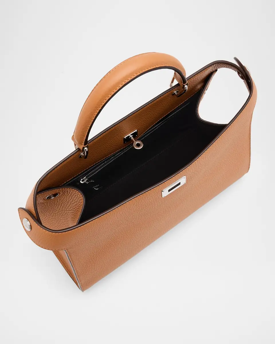 Michino Paris Lutece Grain Leather Top-Handle Bag | Thumbnail 4 Michino Paris Lutece Grain Leather Top-Handle Bag | Thumbnail 4
