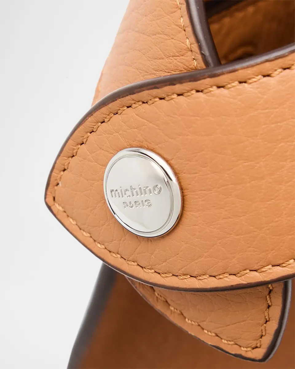 Michino Paris Lutece Grain Leather Top-Handle Bag | Thumbnail 6 Michino Paris Lutece Grain Leather Top-Handle Bag | Thumbnail 6