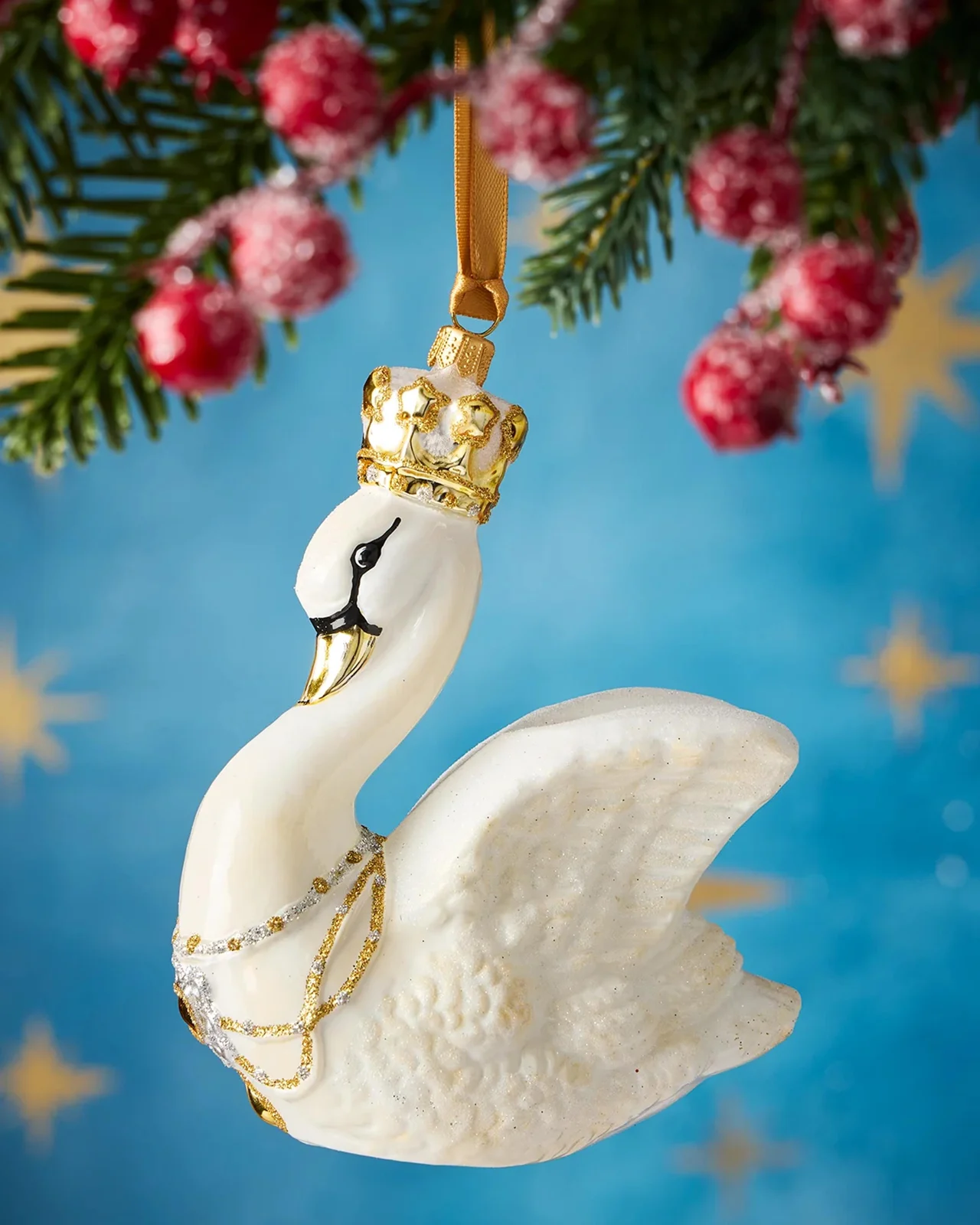 Exclusive Her Majesty Queen Swan Christmas Ornament