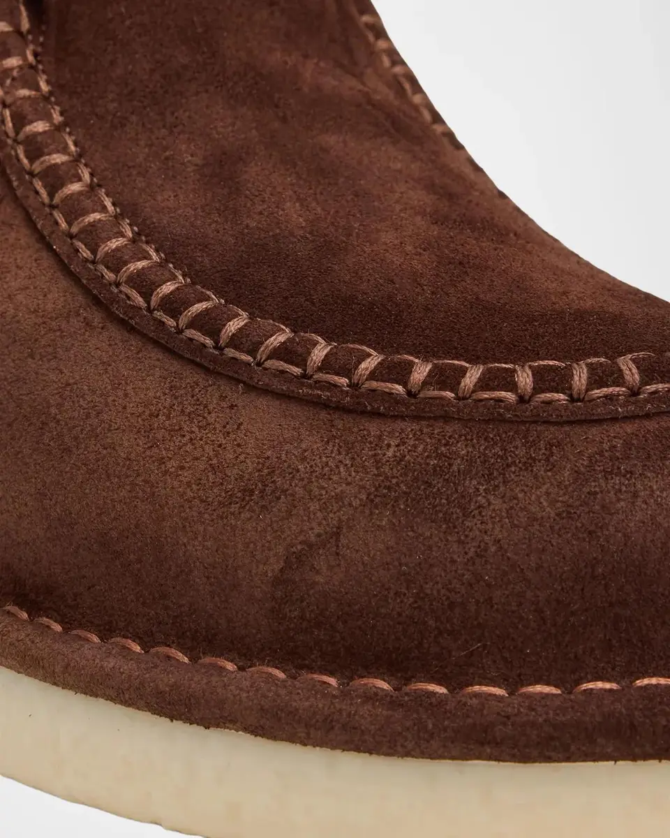 Miu Miu Suede Shearling-Lined Ankle Boots | Thumbnail 5