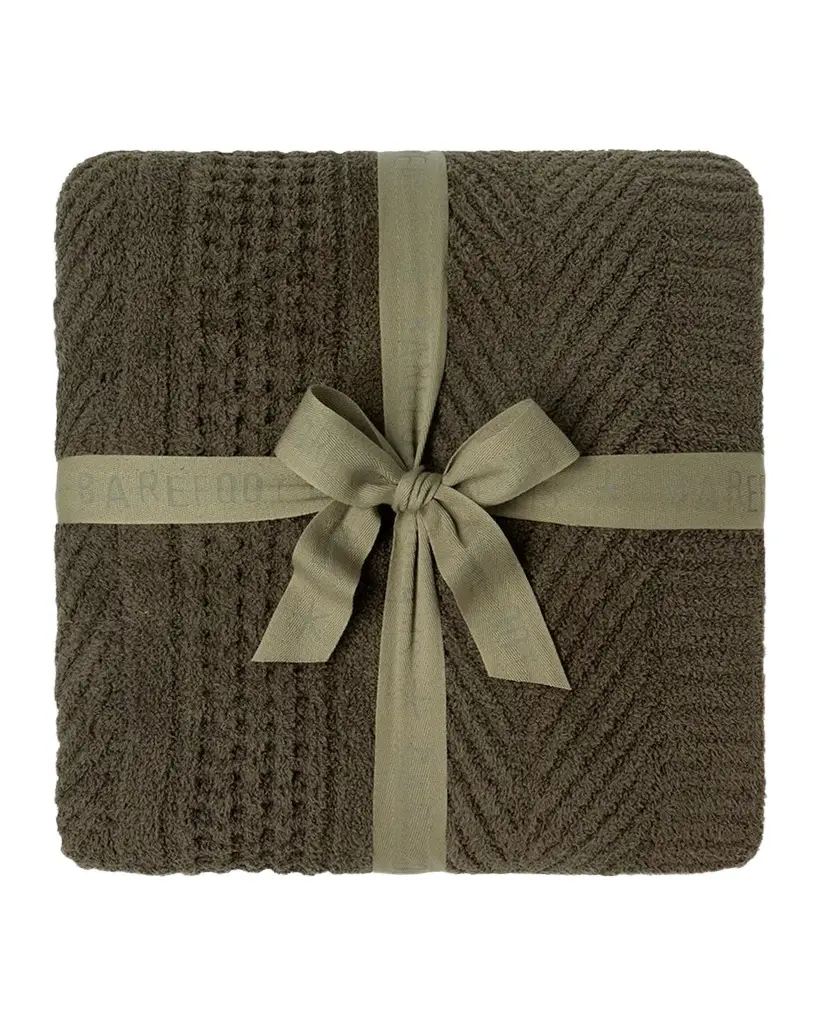 CozyChic Holiday Waffle Cable Knit Throw, 54" x 72" CozyChic Holiday Waffle Cable Knit Throw, 54" x 72"