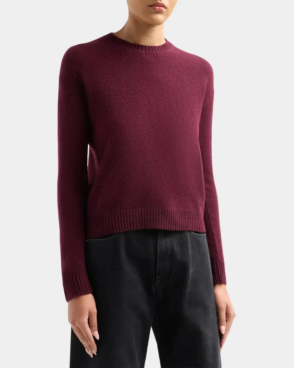 Neiman Marcus Cashmere Collection Basic Cashmere Easy Crewneck Sweater | Thumbnail 5 Neiman Marcus Cashmere Collection Basic Cashmere Easy Crewneck Sweater | Thumbnail 5