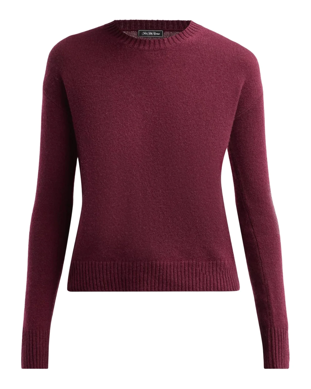 Neiman Marcus Cashmere Collection Basic Cashmere Easy Crewneck Sweater