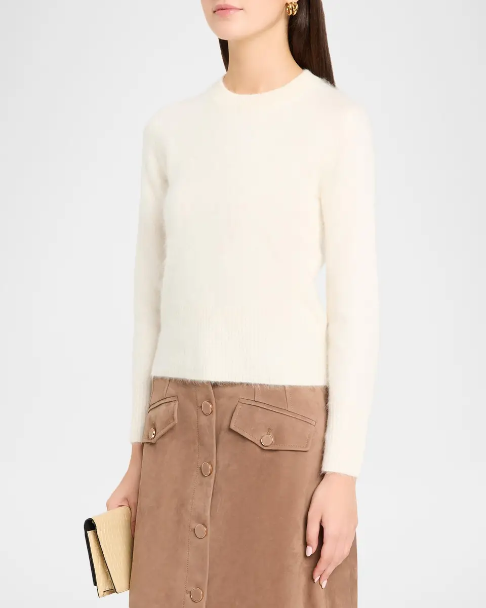 Veronica Beard Frankie Brushed Cashmere Sweater | Thumbnail 4 Veronica Beard Frankie Brushed Cashmere Sweater | Thumbnail 4