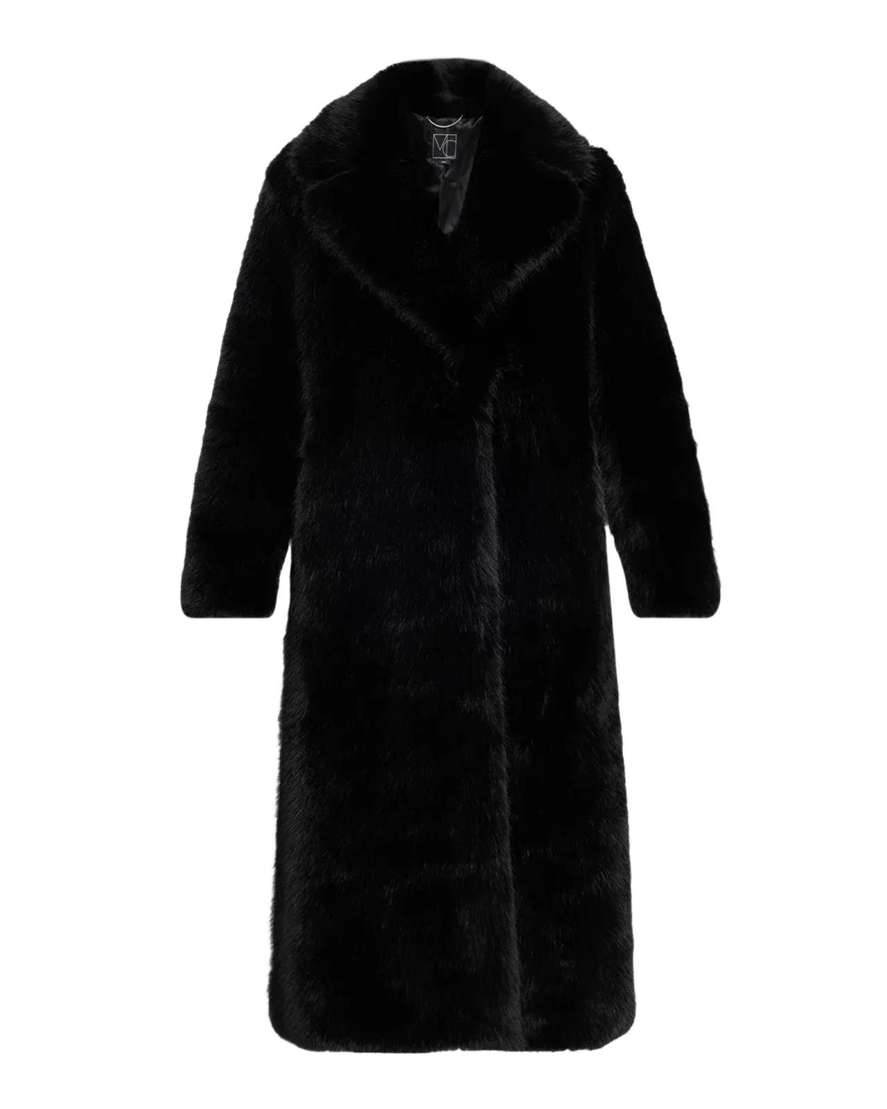 Mink Stripe Faux-Fur Coat Mink Stripe Faux-Fur Coat