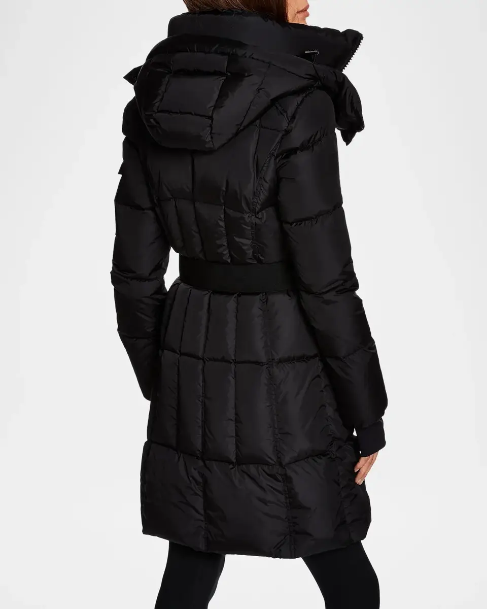 Sam. Noho Hooded Belted Down Coat | Thumbnail 2