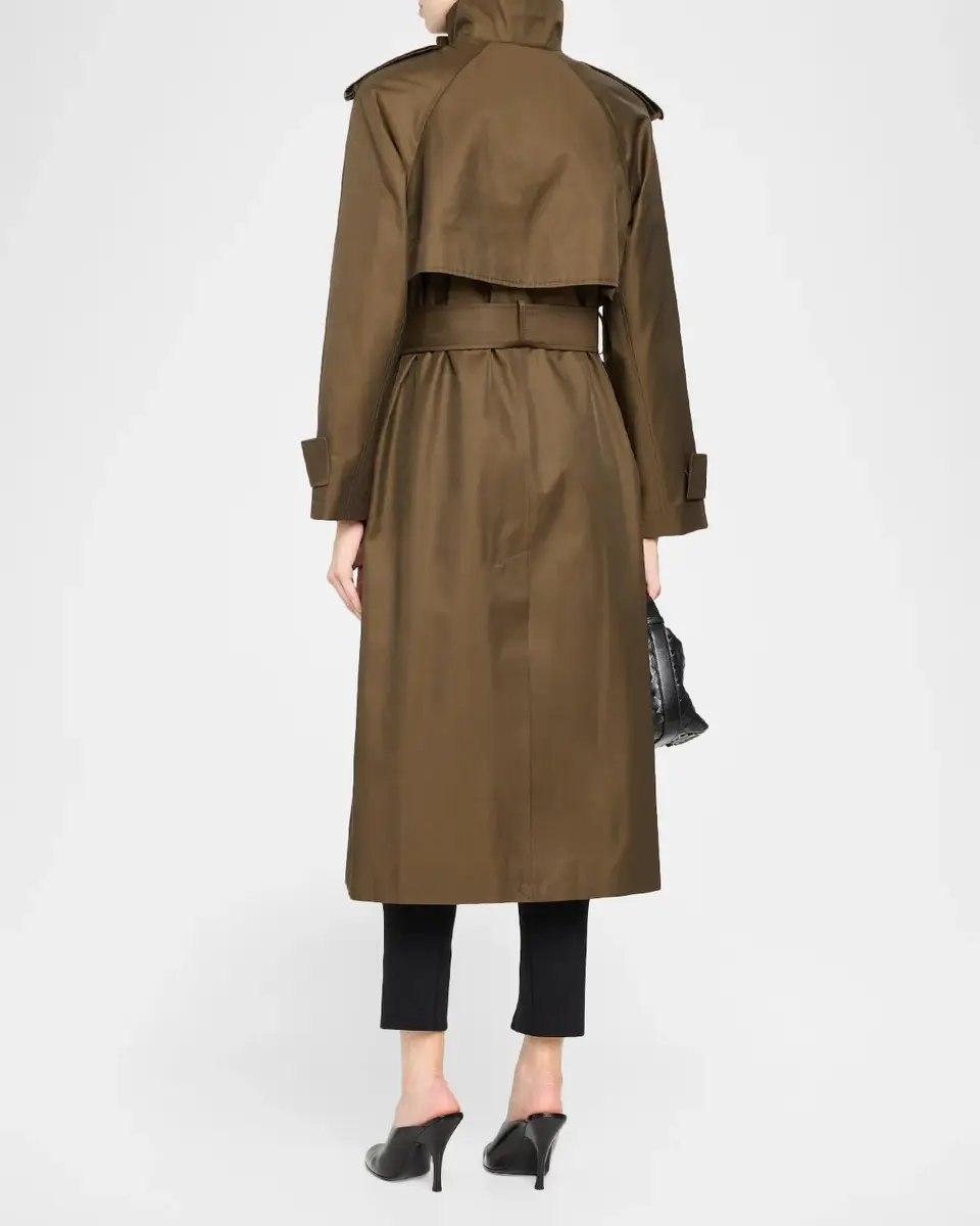 Mercer Collective Stand Collar Belted Trench Coat | Thumbnail 3 Mercer Collective Stand Collar Belted Trench Coat | Thumbnail 3