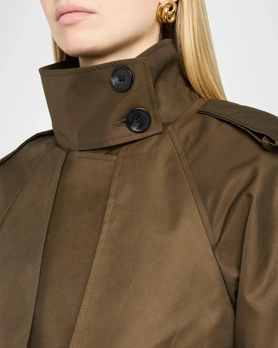 Mercer Collective Stand Collar Belted Trench Coat | Thumbnail 5 Mercer Collective Stand Collar Belted Trench Coat | Thumbnail 5