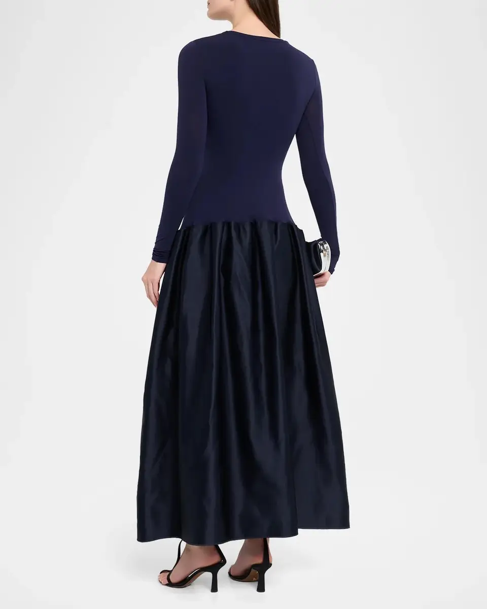 FFORME Catrin Drop-Waist Duchesse Satin Maxi Dress | Thumbnail 3 FFORME Catrin Drop-Waist Duchesse Satin Maxi Dress | Thumbnail 3