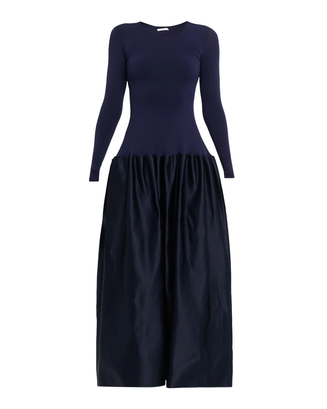 FFORME Catrin Drop-Waist Duchesse Satin Maxi Dress