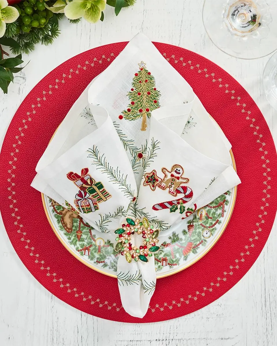Kim Seybert Starry Night Round Placemat | Thumbnail 2 Kim Seybert Starry Night Round Placemat | Thumbnail 2