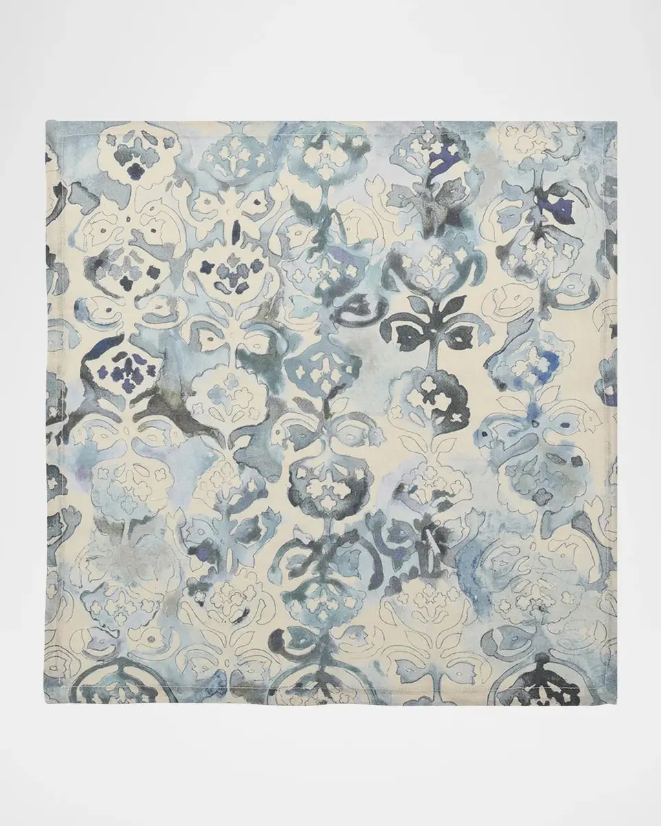 Kim Seybert Giverny Printed Linen-Blend Napkin | Thumbnail 2 Kim Seybert Giverny Printed Linen-Blend Napkin | Thumbnail 2