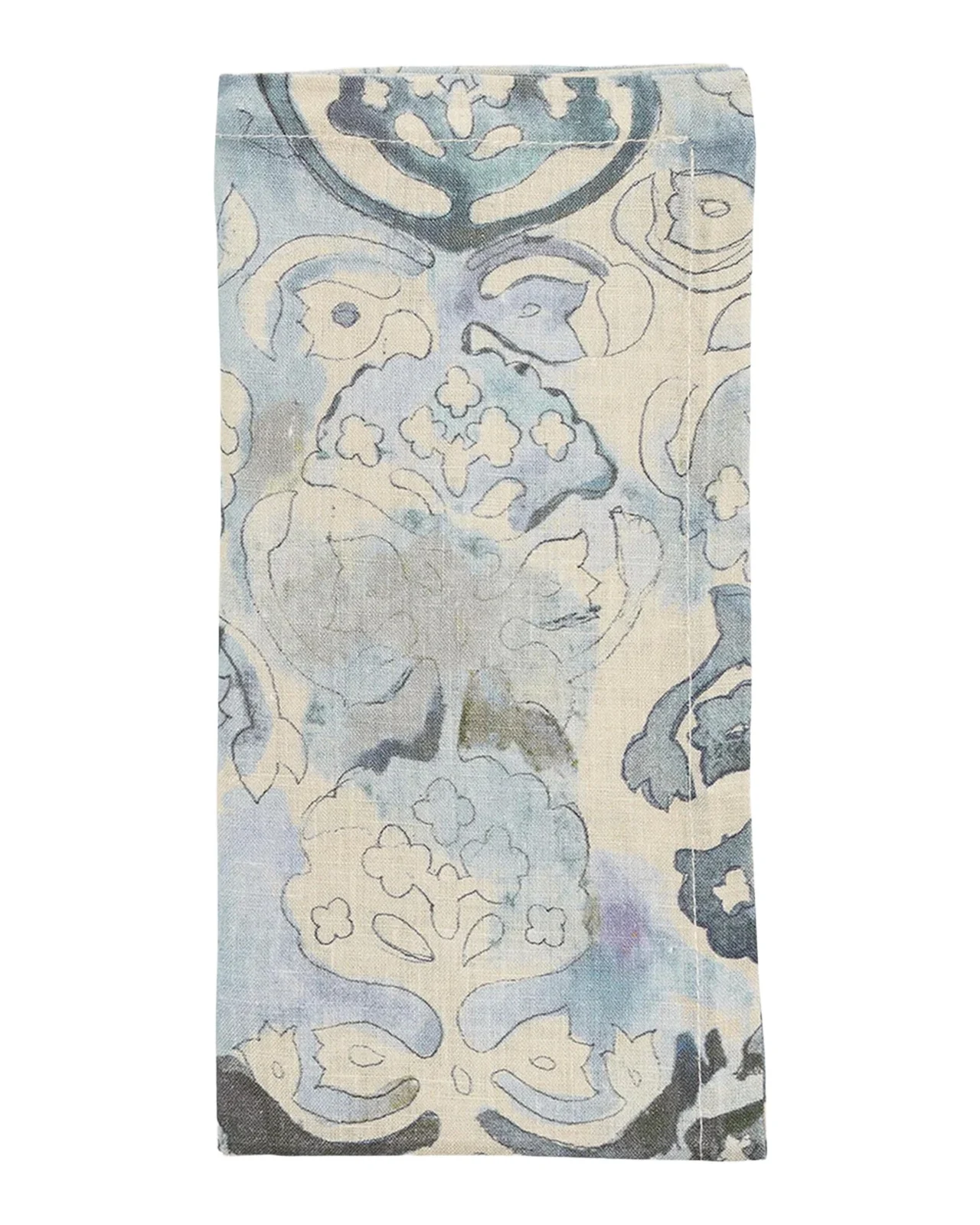 Kim Seybert Giverny Printed Linen-Blend Napkin