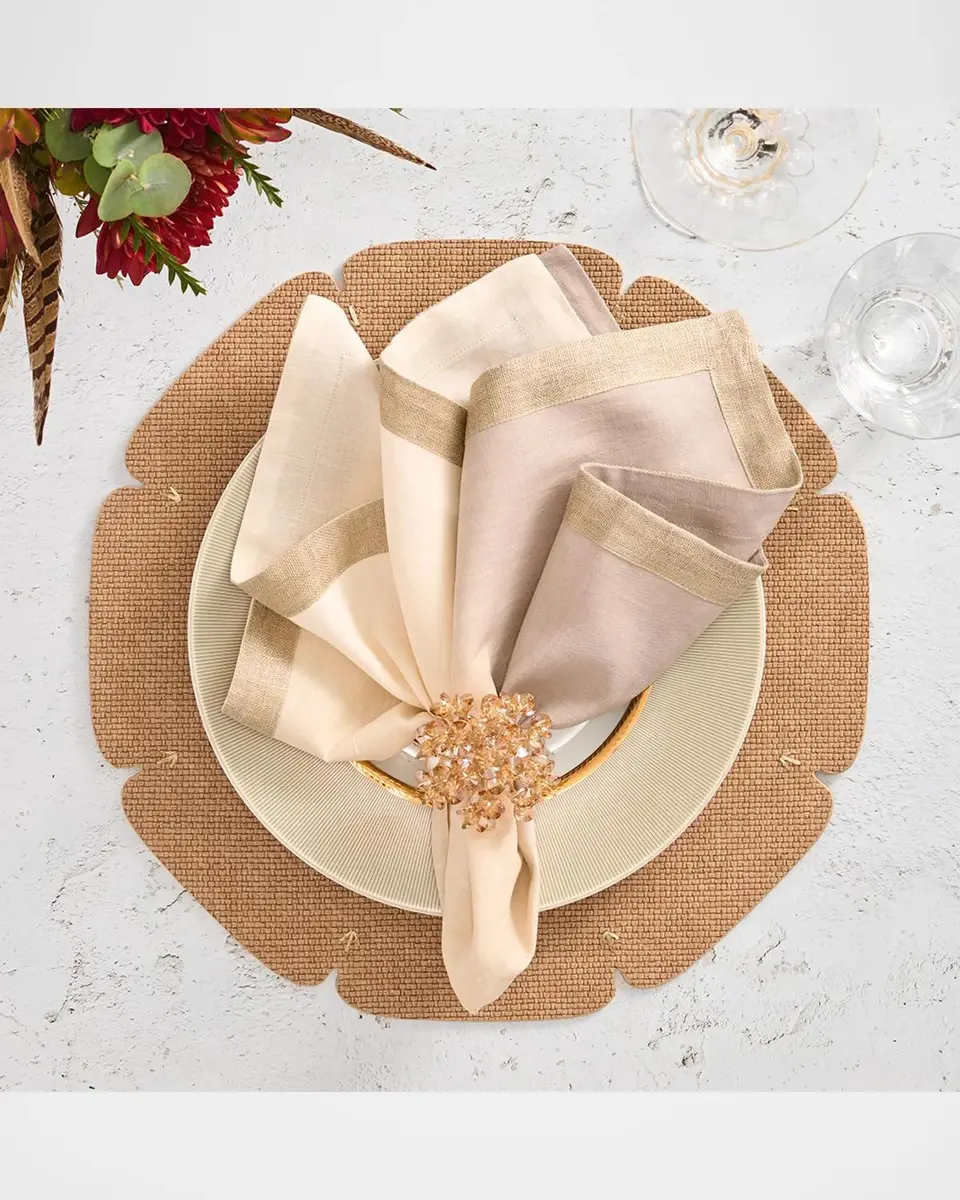 Kim Seybert Divot Woven Round Placemat | Thumbnail 2