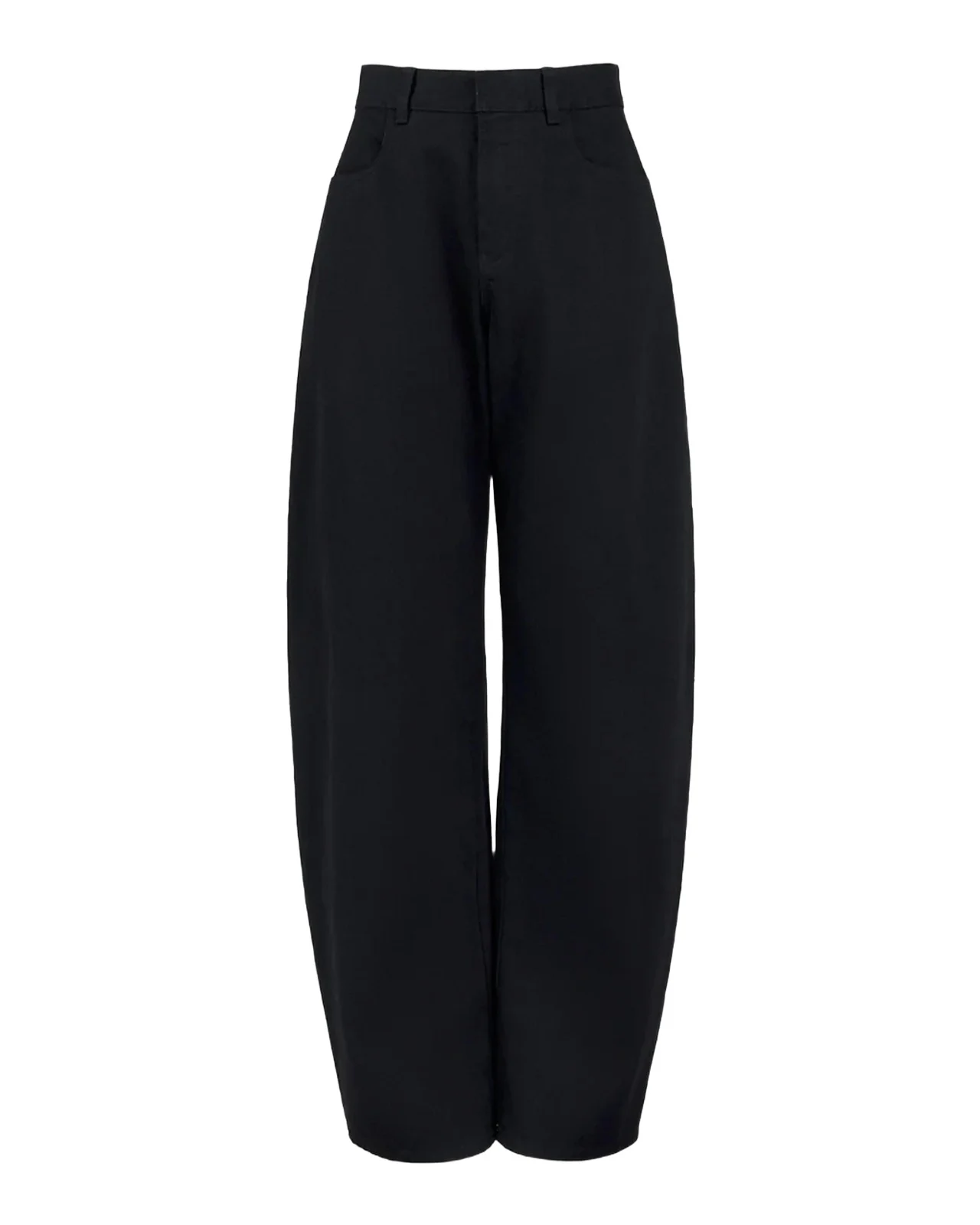 ALAÏA Mid-Rise Denim Round Pants