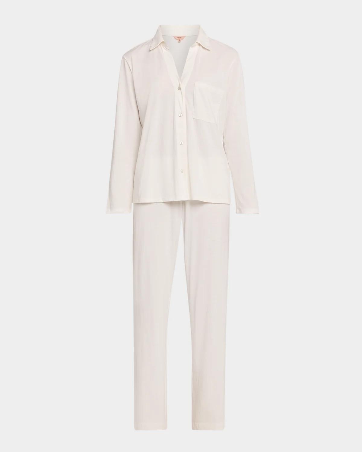 Long Pima Cotton Pajama Set Long Pima Cotton Pajama Set