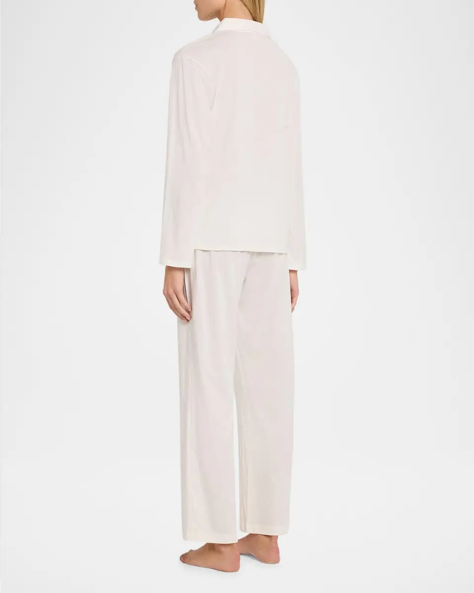 Eberjey Long Pima Cotton Pajama Set | Thumbnail 3