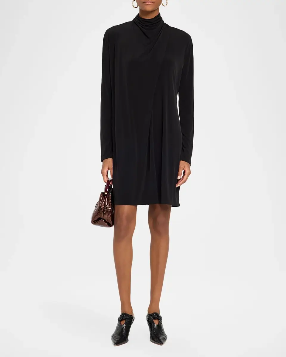 Vince Draped Cowl Mini Dress | Thumbnail 2