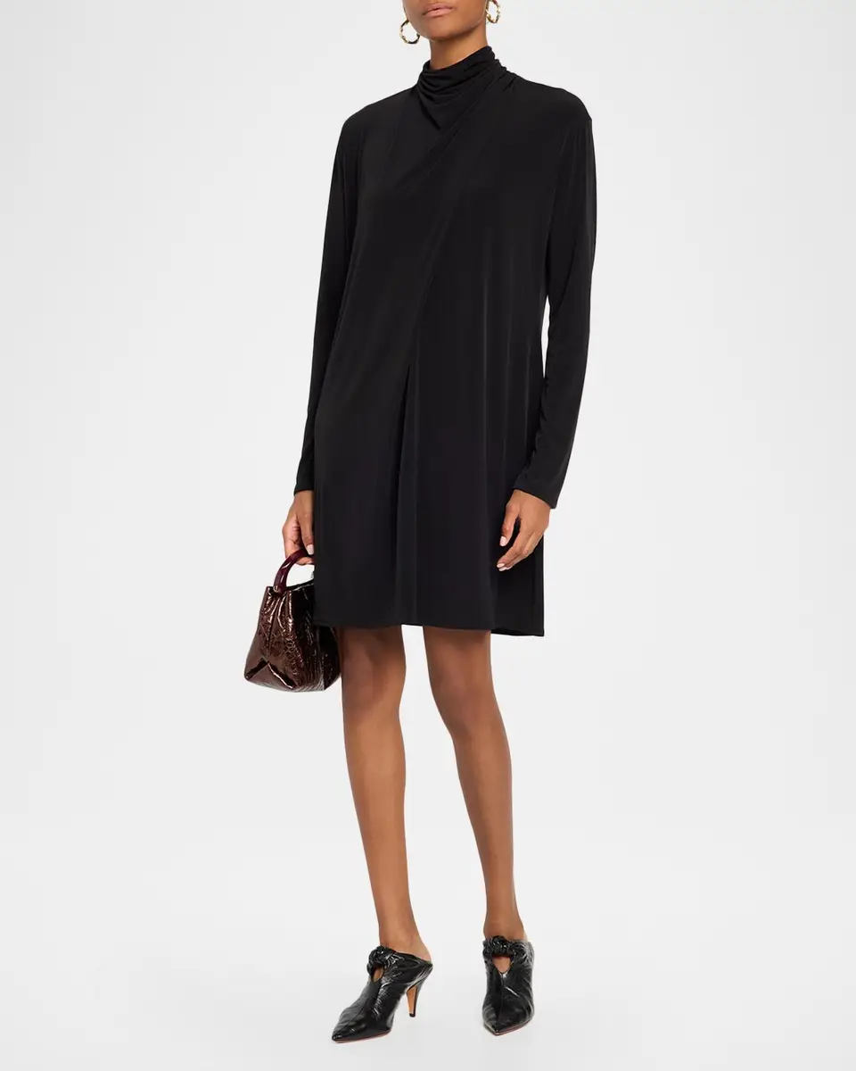Vince Draped Cowl Mini Dress | Thumbnail 4