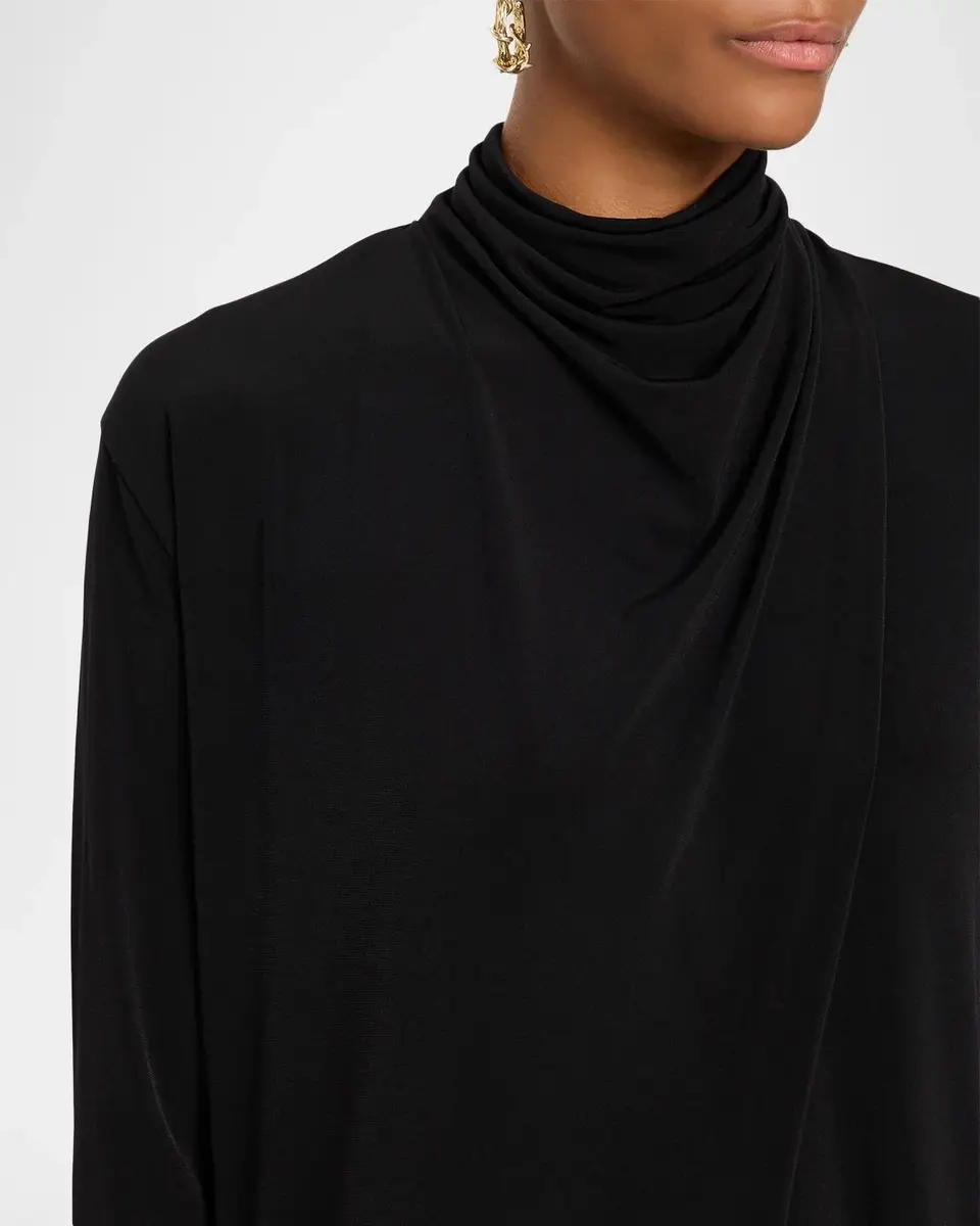 Vince Draped Cowl Mini Dress | Thumbnail 5