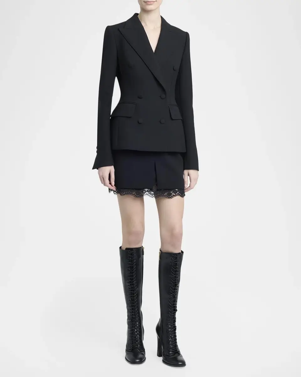 Dolce & Gabbana Double Crepe Slim Double-Breasted Jacket | Thumbnail 2 Dolce & Gabbana Double Crepe Slim Double-Breasted Jacket | Thumbnail 2