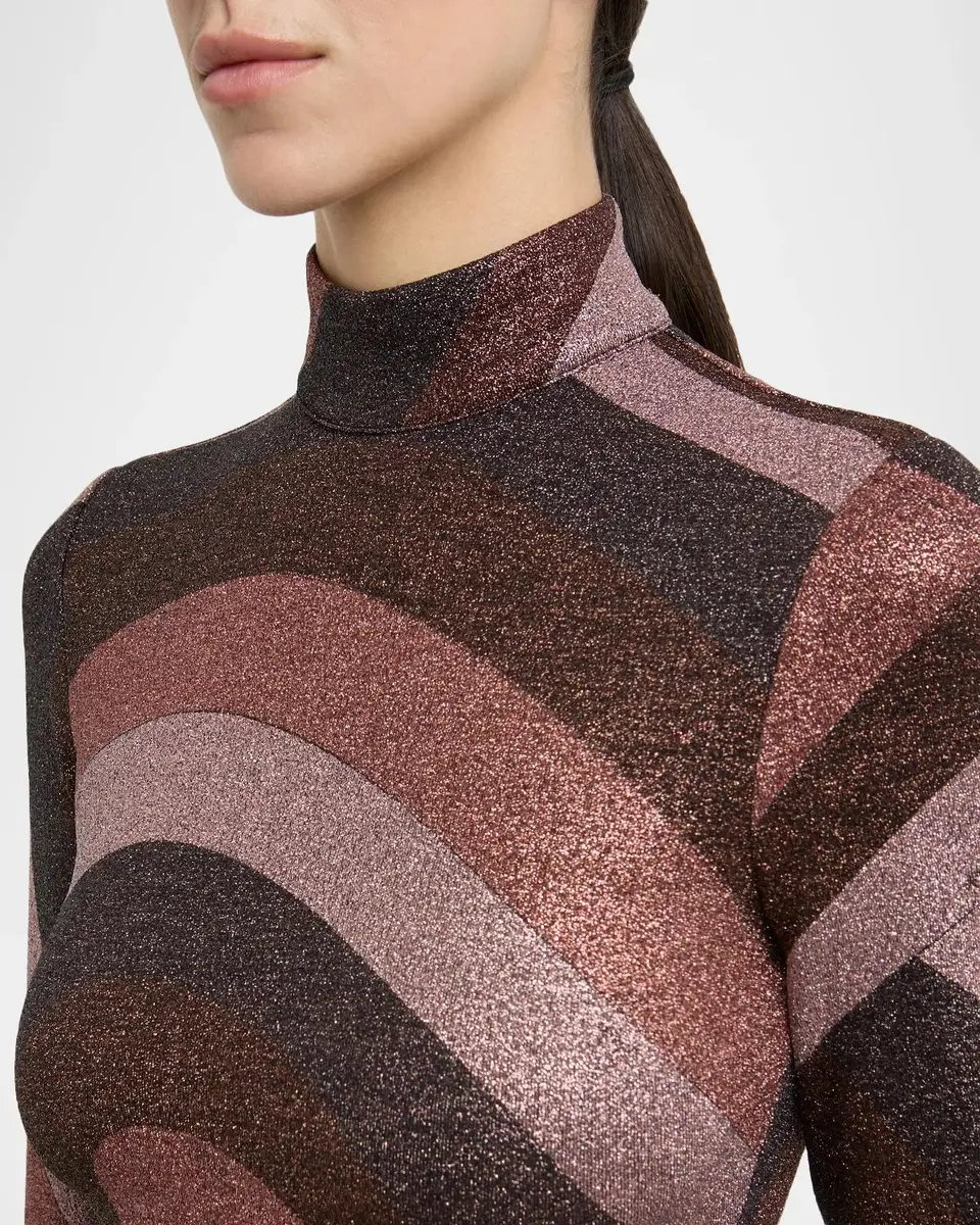 PUCCI Mock Turtleneck Printed Top | Thumbnail 5 PUCCI Mock Turtleneck Printed Top | Thumbnail 5