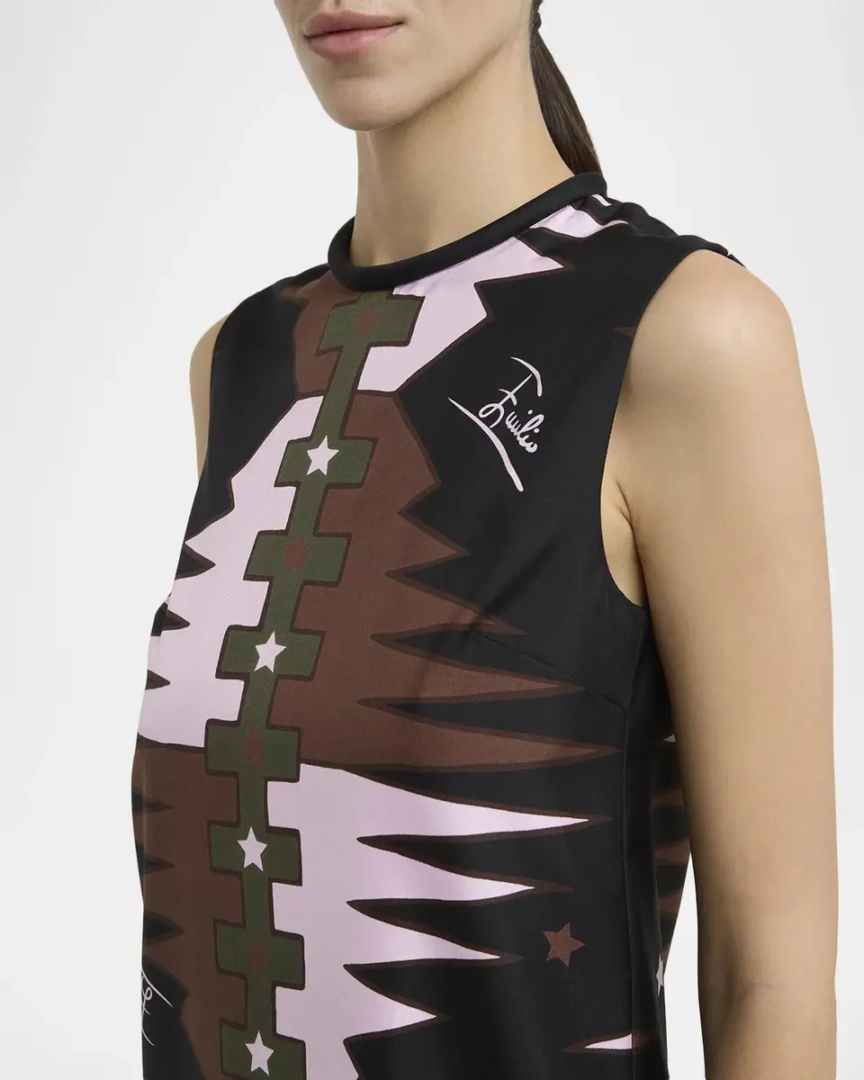PUCCI Silk Twill Shift Mini Dress | Thumbnail 5 PUCCI Silk Twill Shift Mini Dress | Thumbnail 5